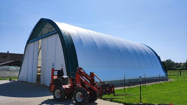 Rundbogenhalle für Heuernte - 12,00 x 20,00m Rundbogenhalle für Heuernte - 12,00 x 20,00m