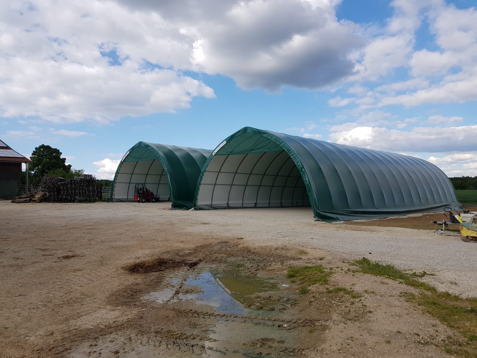 Eine agricultura modular Halle aus dem Jahr 2003 - Immer noch in bestem Zustand