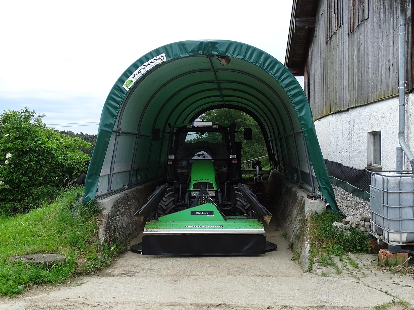 Überdachtes Fahrsilo im Landkreis Altötting - Maße: 4,50 x 12,00m