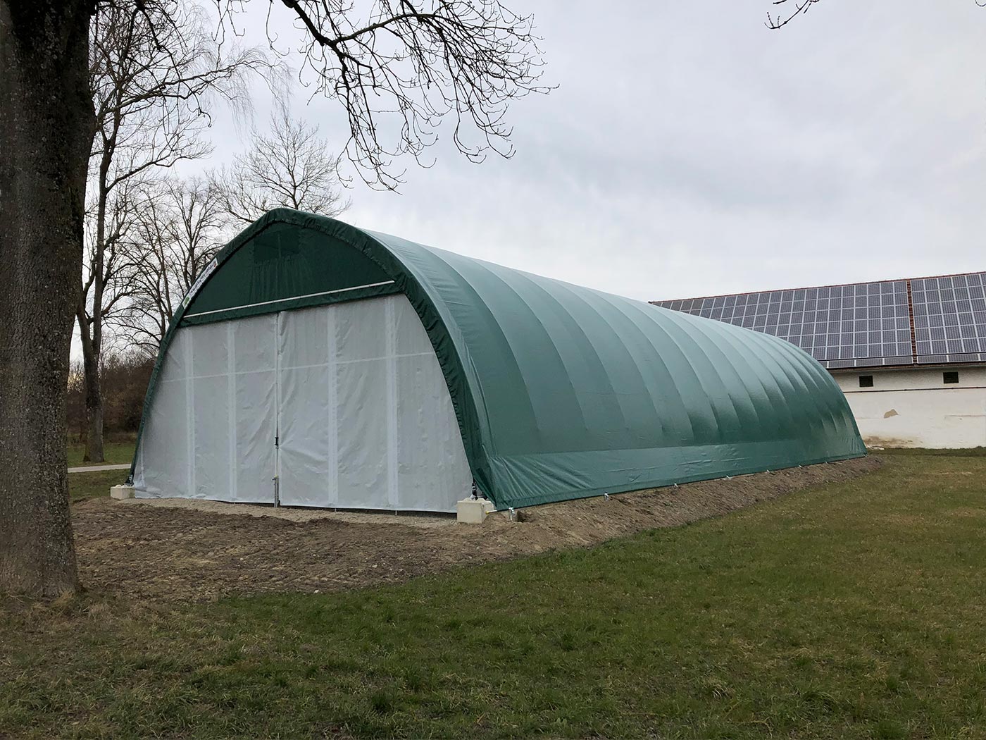 Landwirtschaftliche Lagerhalle in der Nähe von Dachau - 12,00m x 30,00m Landwirtschaftliche Lagerhalle in der Nähe von Dachau - 12,00m x 30,00m